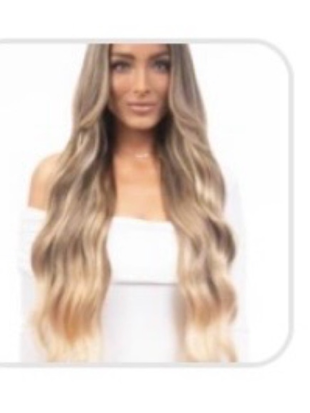 BELLAMI Long Wavy Ombre Extensions - Brown to Blonde Blend🩷New unopened
